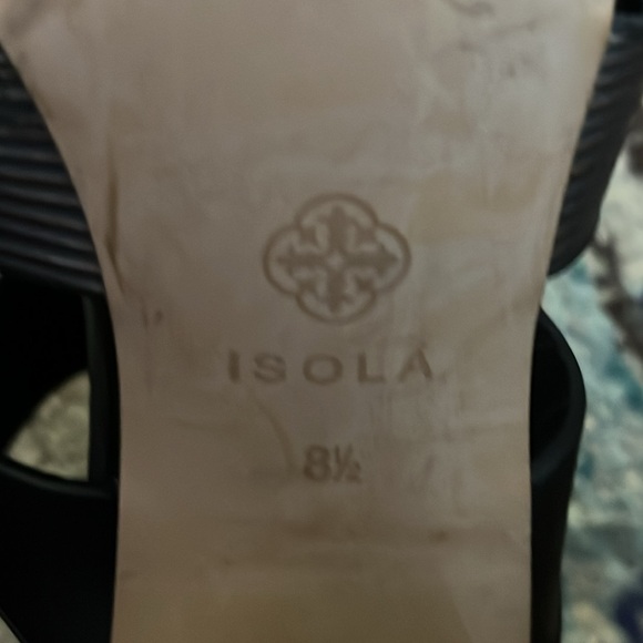 Isola Chunky Grey and Black Heels. Size 8 & 1/2. - Picture 8 of 8